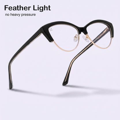 PERKEY Cat Eye Computer Glasses For Eye Protection - OPTL0014-C1