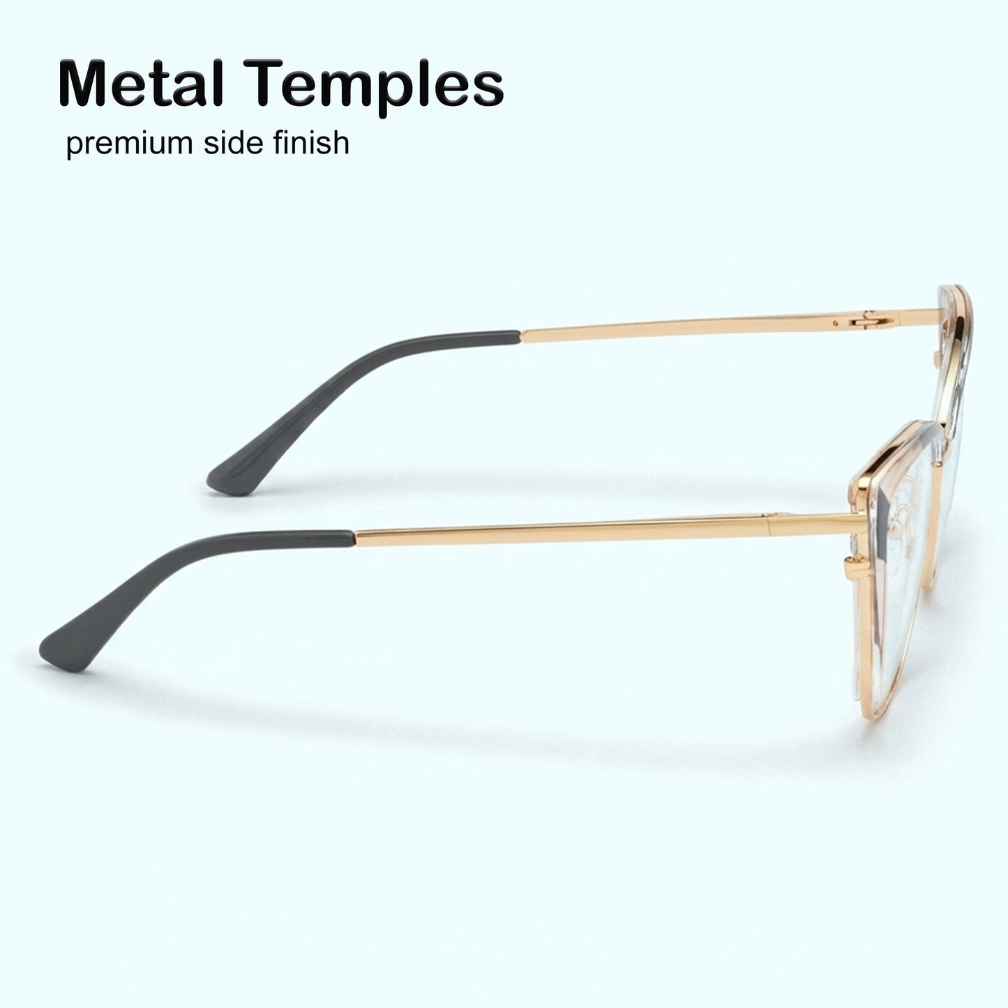 PERKEY Full Rim Cat Eye Blue Light Cut & Antiglare Computer Eyeglasses For Women | Stylish | - OPTL0018-C2