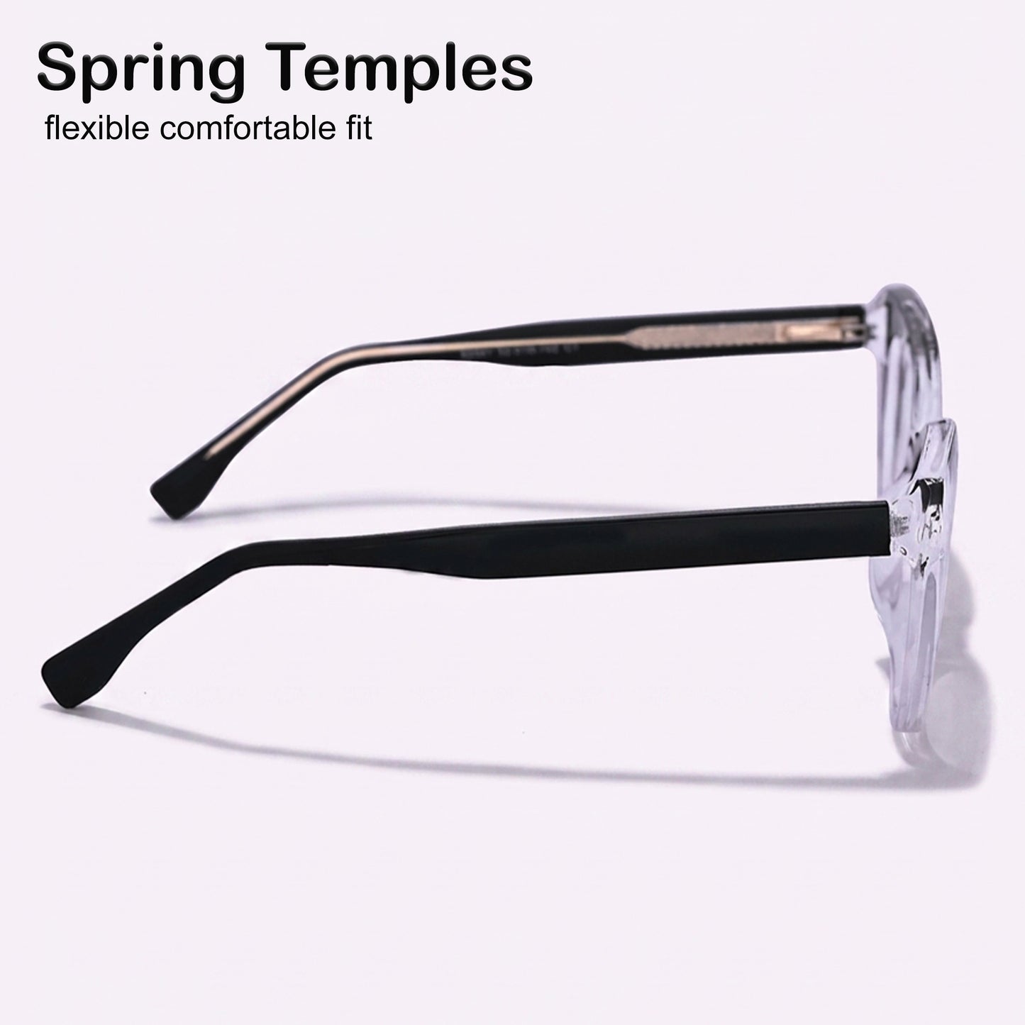 PERKEY Cat Eye Black White Fusion Computer Glasses For Women - OPTL0010-C4