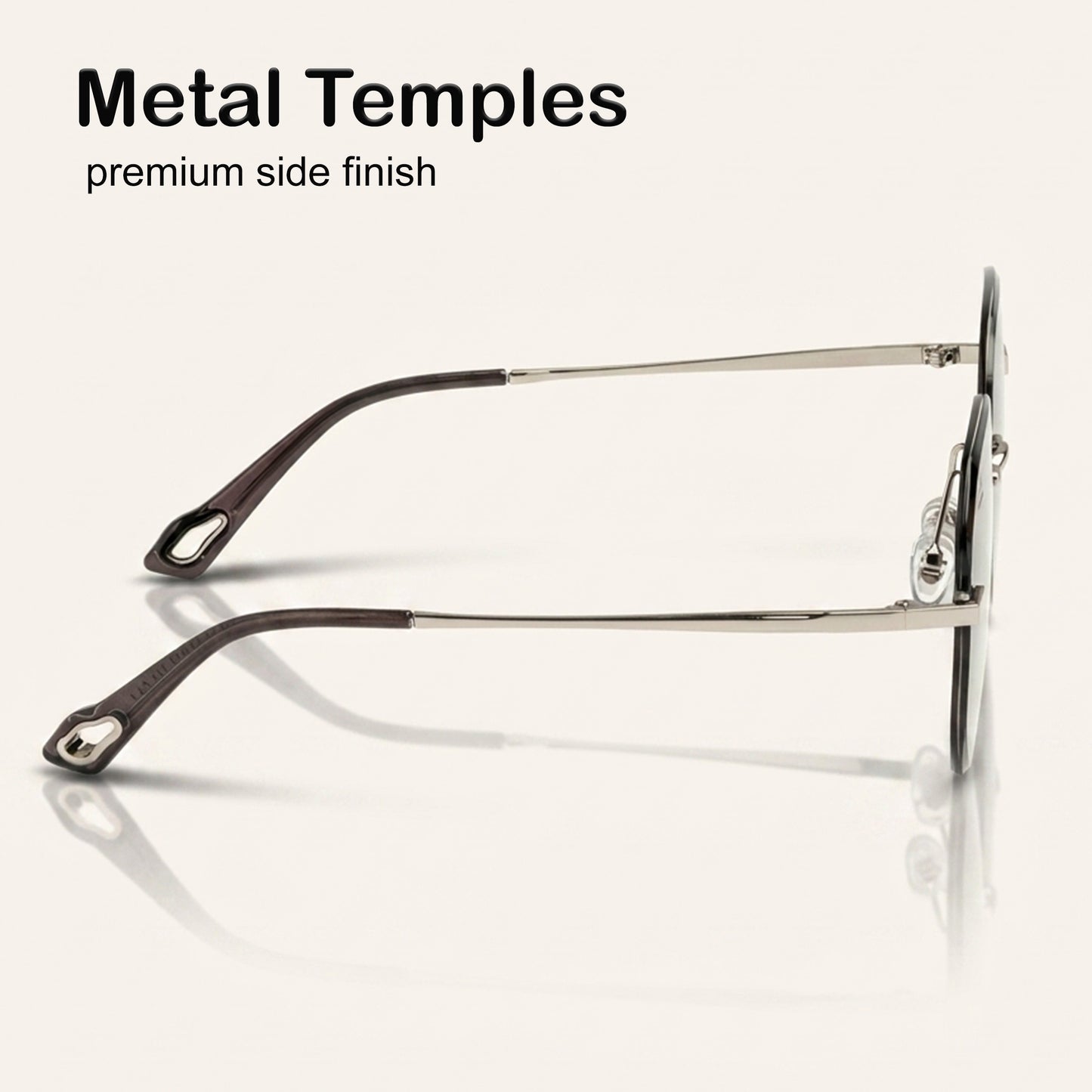 PERKEY UV Protected Stylish Rimless Sunglasses For Women - PRKY0015-C1