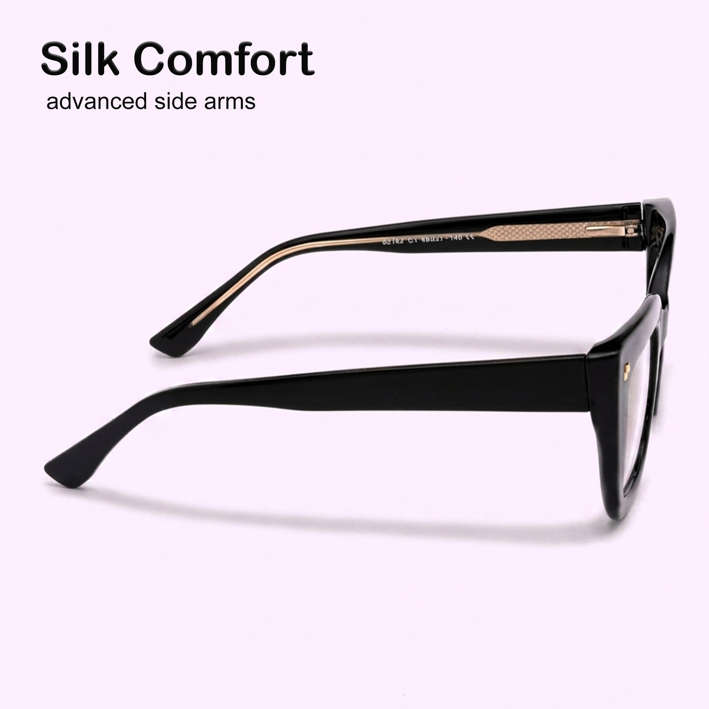 PERKEY Full Rim Retro Square Blue Light Cut & Antiglare Computer Eyeglasses For Women | Bold Style | - OPTL0016-C1