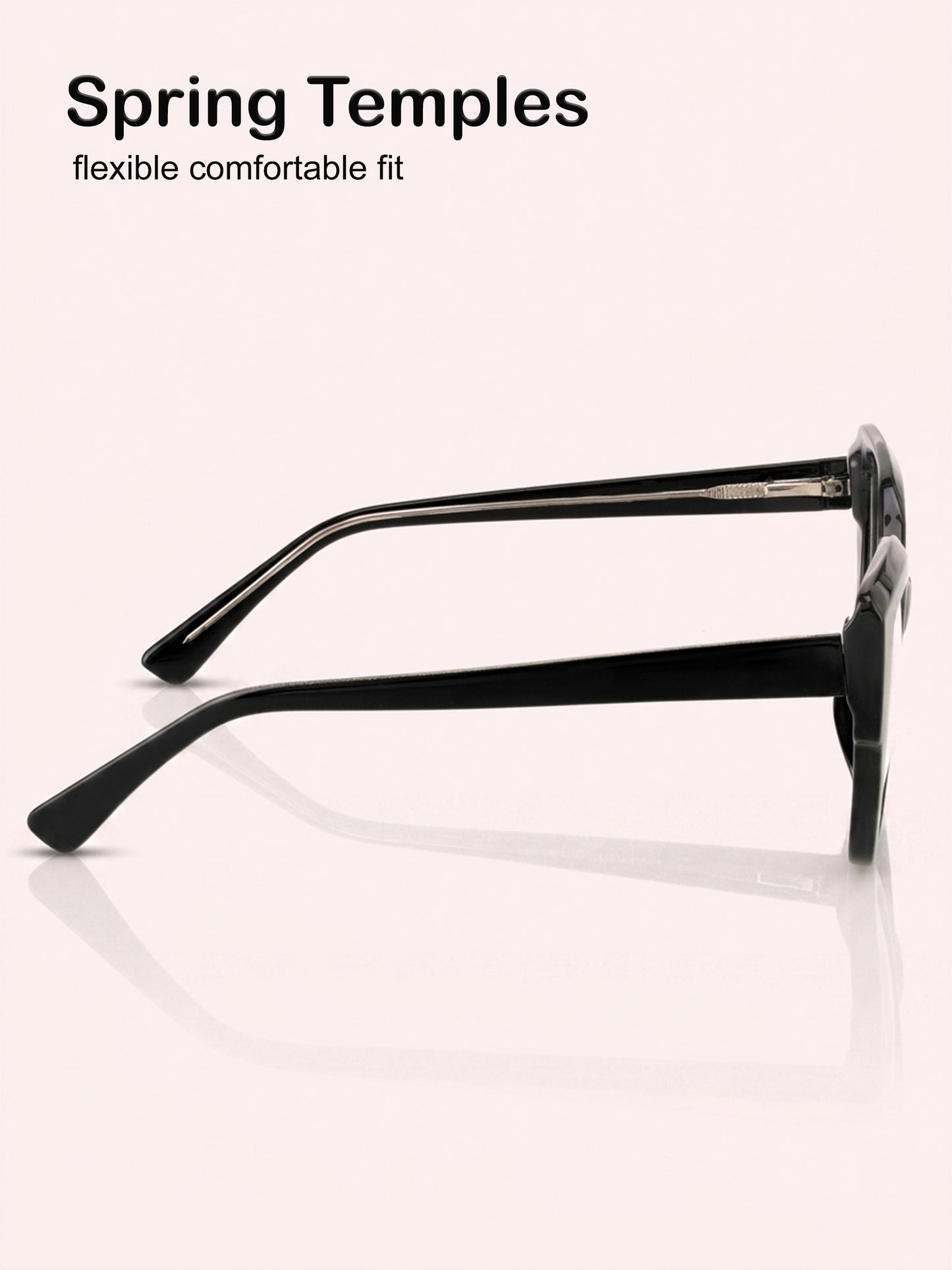 PERKEY Full Rim Cat Eye-Oversized Computer Glasses For Women - OPTL001-C1