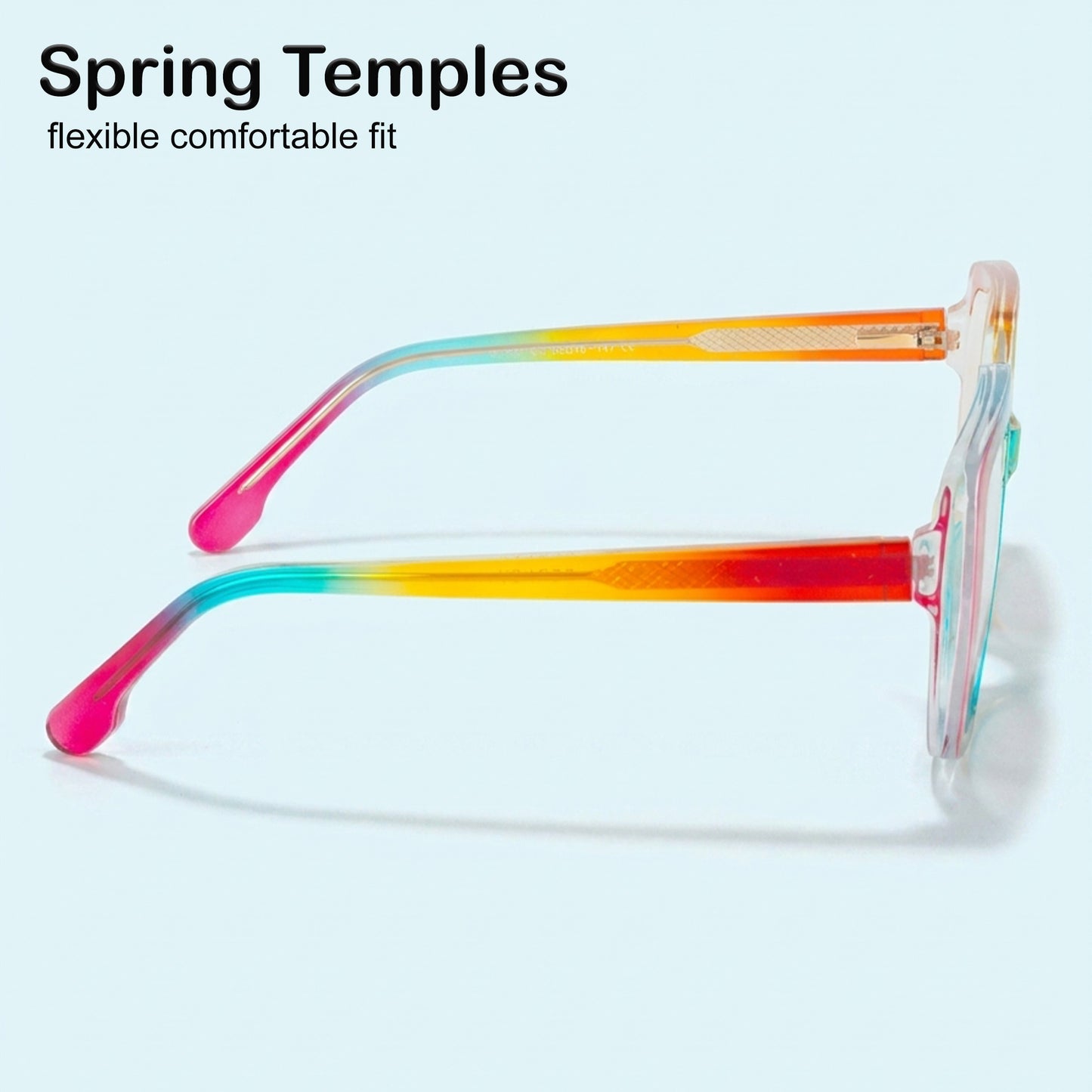 PERKEY Full Rim Square-Oversized Blue Light Blocking Frames Men Women - OPTL007-C3