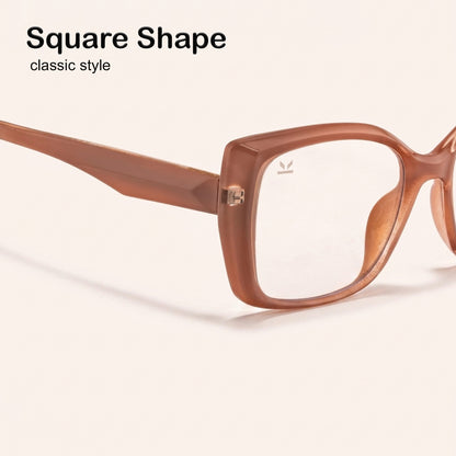 Perkey Square Eye Protection Anti Glare Computer Glasses For Women – OPTL0029-C1