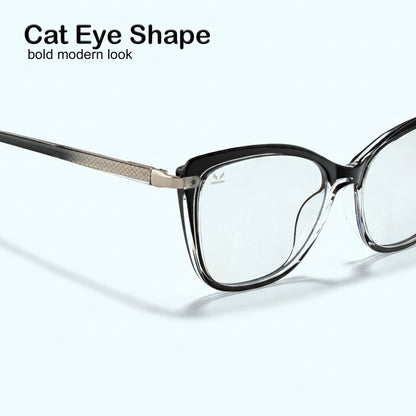 Perkey Square Cat Eye Protection Computer Glasses For Women – OPTL0027-C1