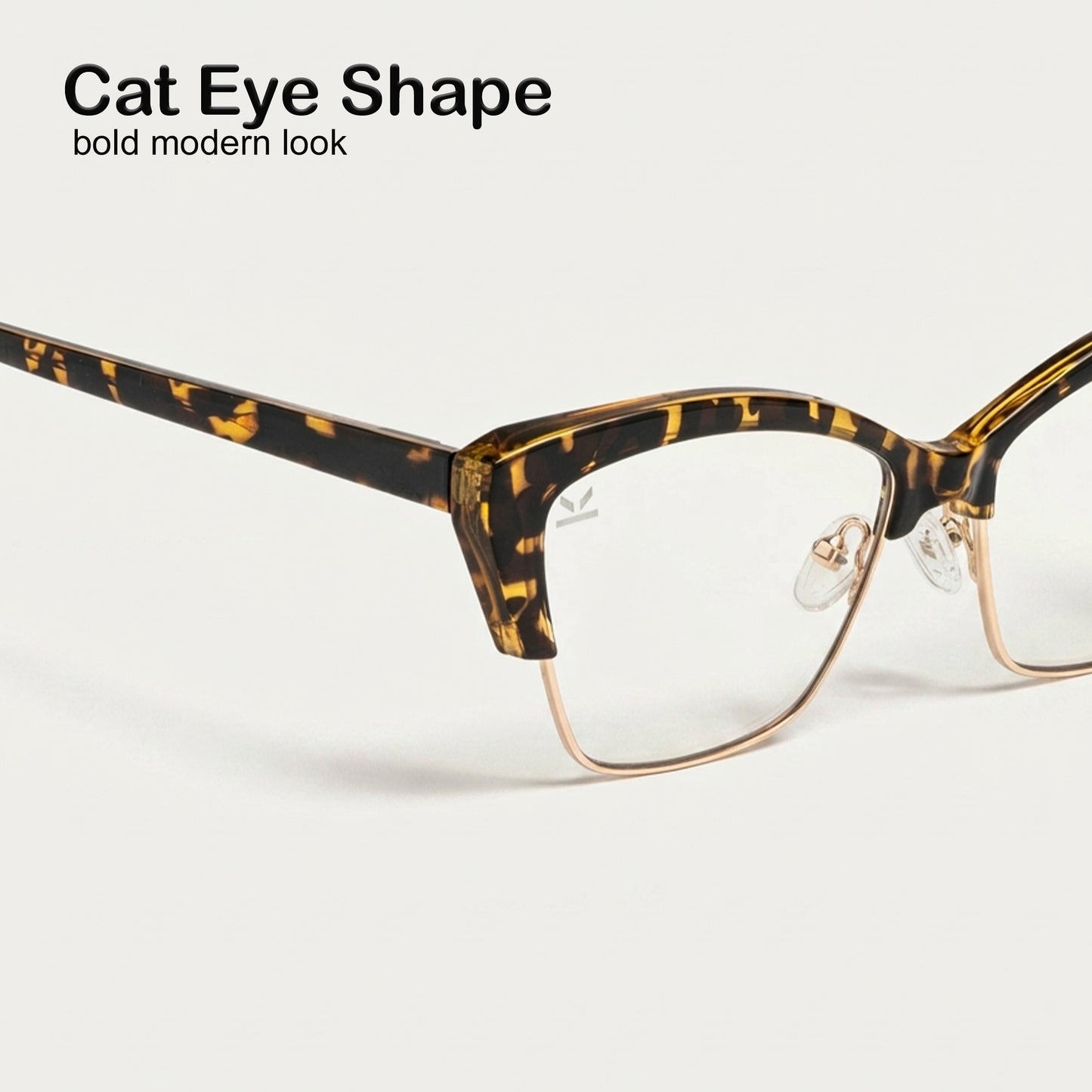 PERKEY Transparent Blue Light Spectacles Frame For Women - OPTL0015-C4