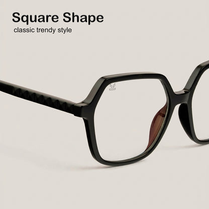 PERKEY Square Full Rim Computer Glasses for Women - OPTL0019-C1