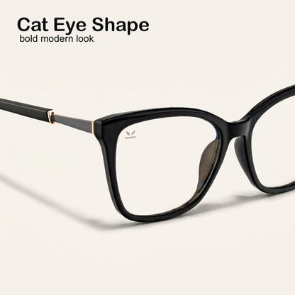 Perkey Square Cat Eye Protection Computer Glasses For Women – OPTL0028-C1