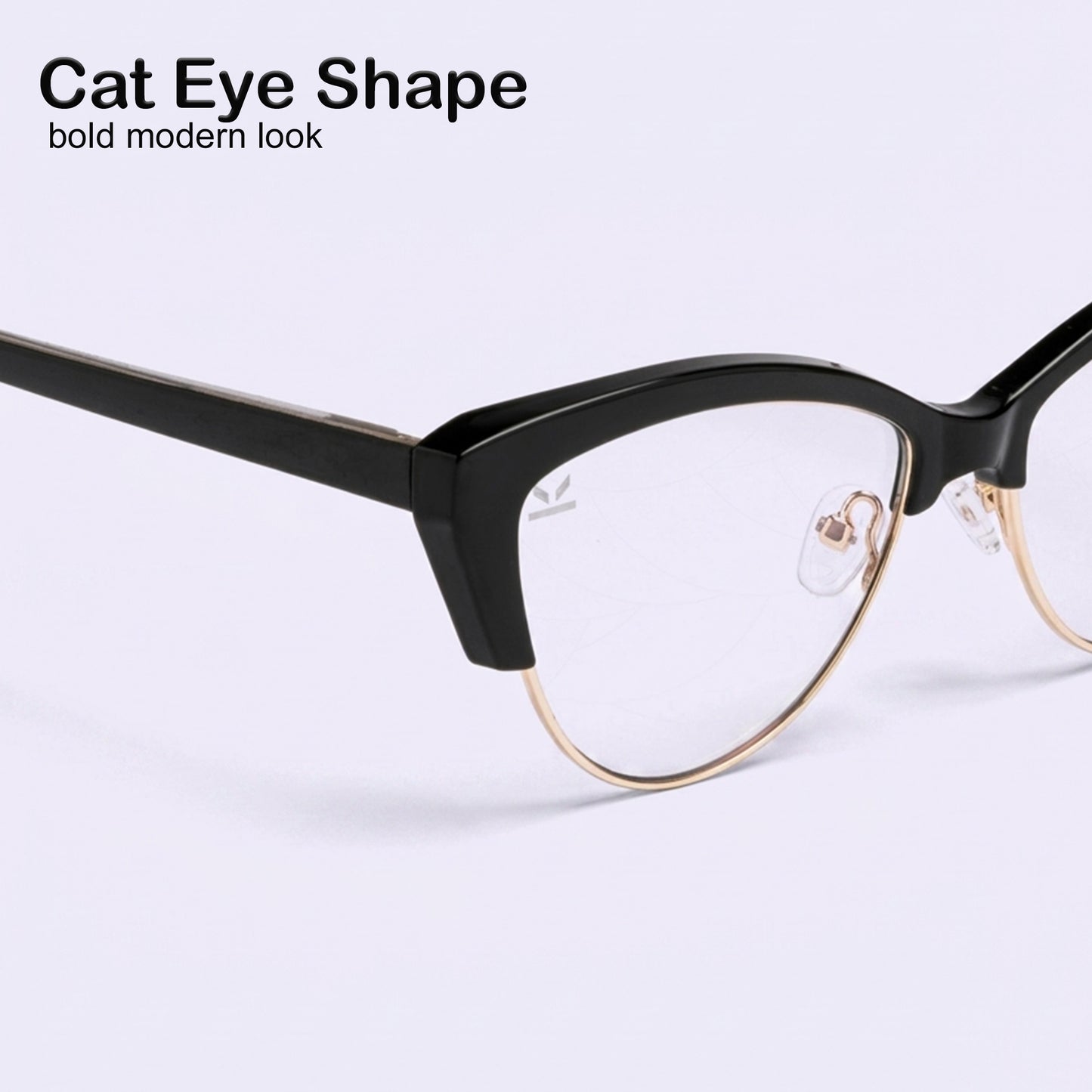 PERKEY Cat Eye Computer Glasses For Eye Protection - OPTL0014-C1