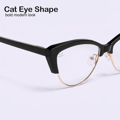 PERKEY Cat Eye Computer Glasses For Eye Protection - OPTL0014-C1