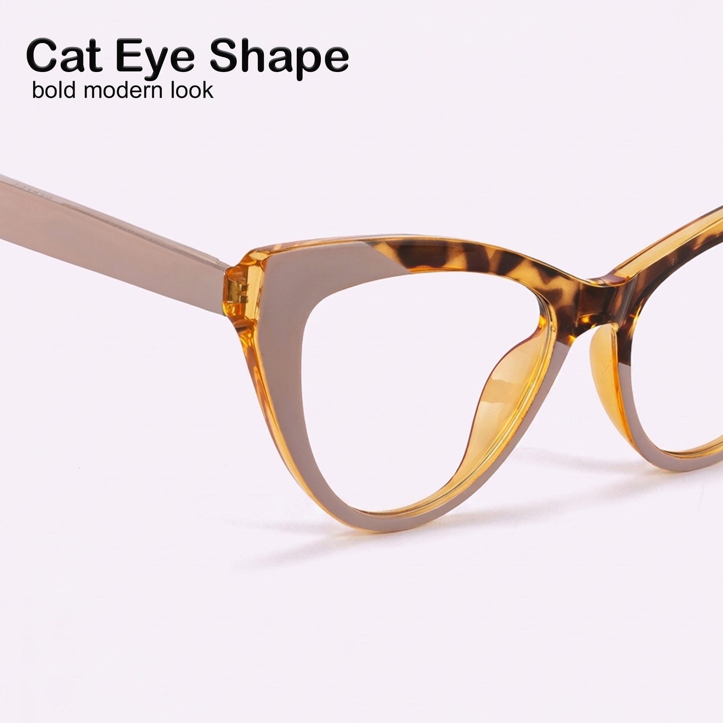 PERKEY Full Rim Cat Eye Blue Cut Frames For Women - OPTL0010-C2
