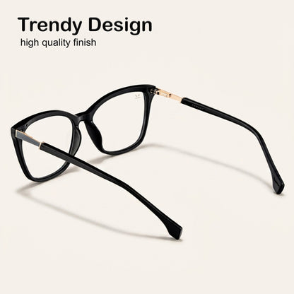 Perkey Square Cat Eye Protection Computer Glasses For Women – OPTL0028-C1