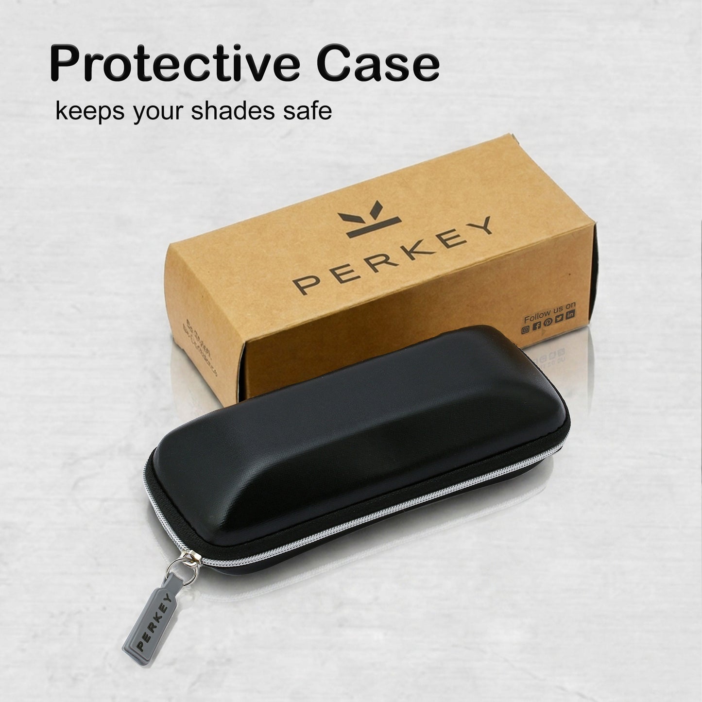 PERKEY UV Protected Modern Round For Men and Women - PRKY0016-C2