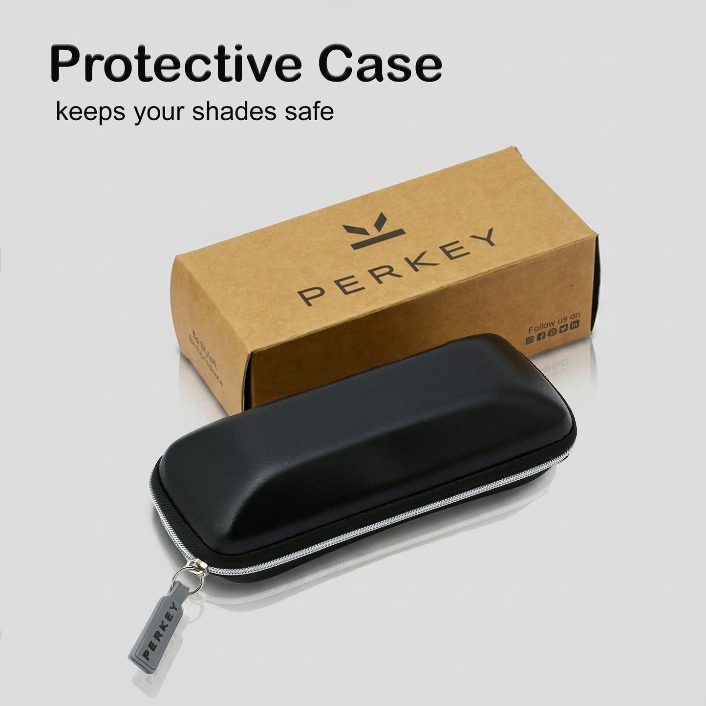 Perkey Cat Eye Square Polarized UV Protection Sunglasses For Men & Women Stylish –  PRKY0021-C1