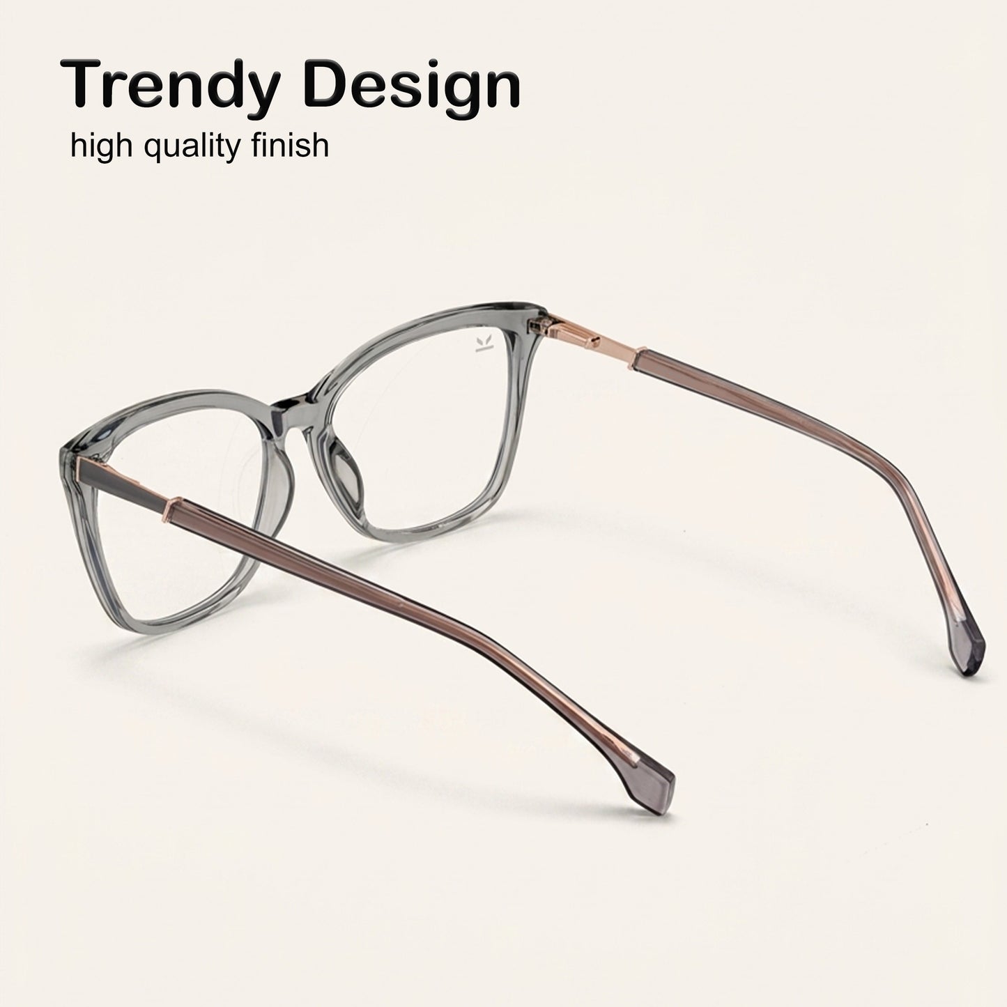 Perkey Square Cat Eye Protection Anti Glare Computer Glasses For Women –  OPTL0028-C3