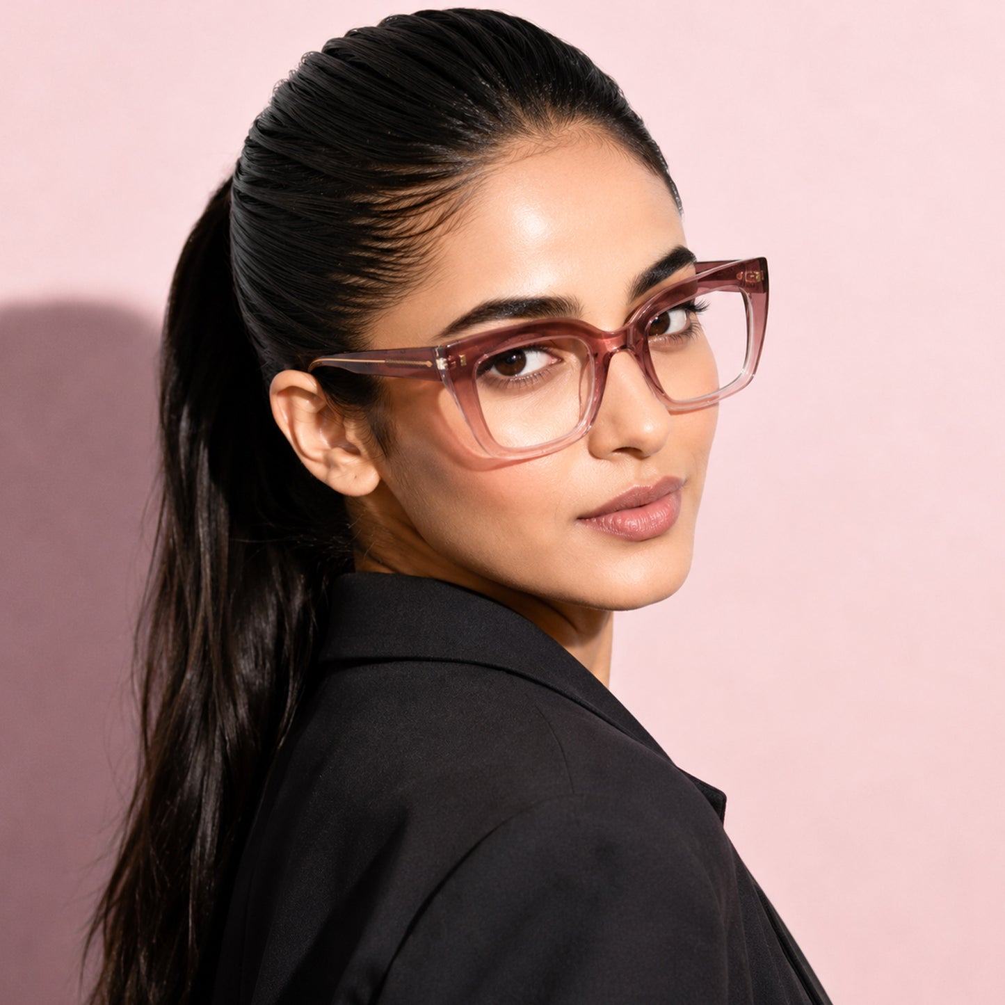 PERKEY Full Rim Retro Square Blue Light Cut & Antiglare Computer Eyeglasses For Women | Bold Style | - OPTL0016-C3