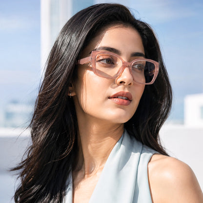 Perkey Square Eye Protection Anti Glare Computer Glasses For Women – OPTL0029-C1