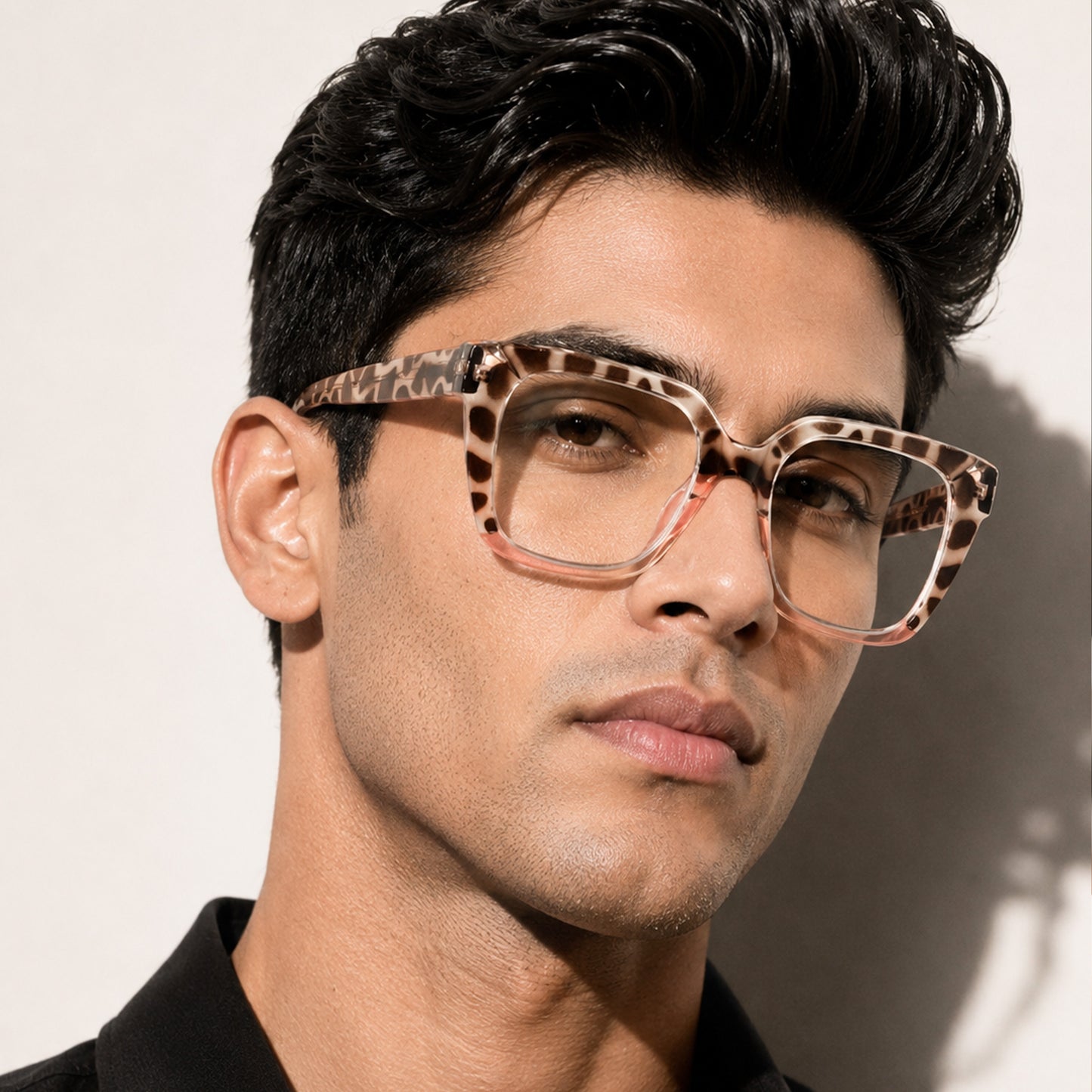 PERKEY Full Rim Square-Oversized  Blue Cut Spectacles Frames Men Women - OPTL002-C2