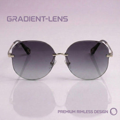 PERKEY UV Protected Stylish Rimless Sunglasses For Women - PRKY0015-C1