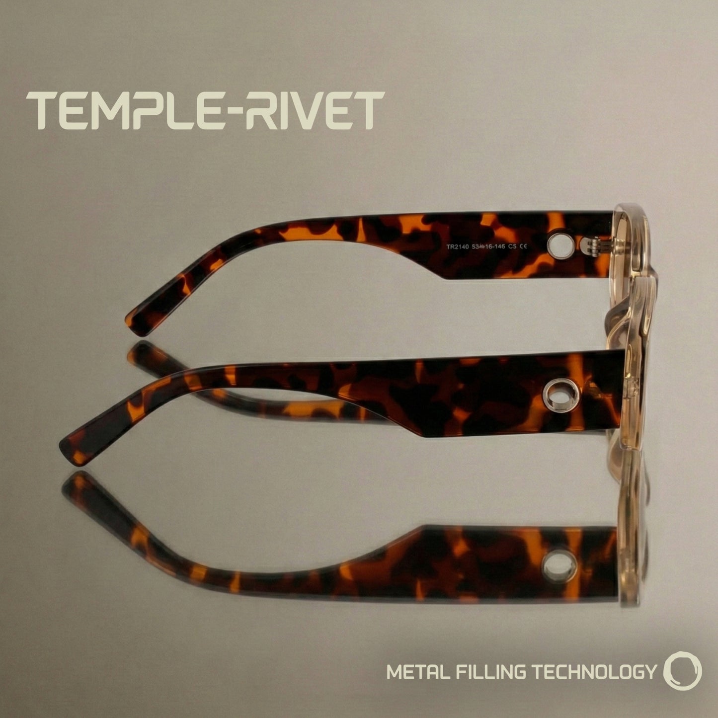 PERKEY Rectangle Biege UV Protected Polarized Sunglasses Men Women - PRKY006-C2