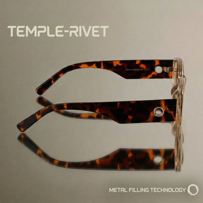 PERKEY Rectangle Biege UV Protected Polarized Sunglasses Men Women - PRKY006-C2