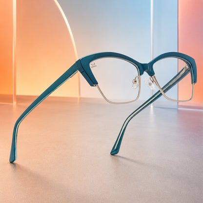 PERKEY Cat Eye Computer Glasses For Women - OPTL0015-C3