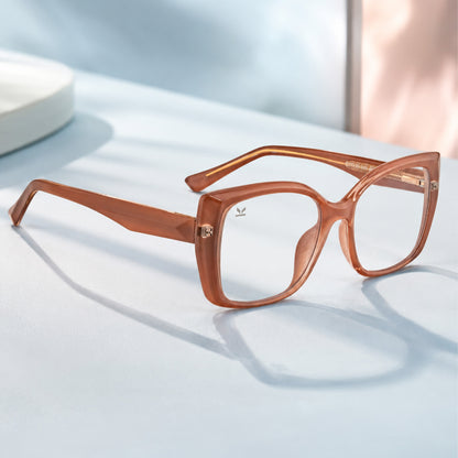 Perkey Square Eye Protection Anti Glare Computer Glasses For Women – OPTL0029-C1