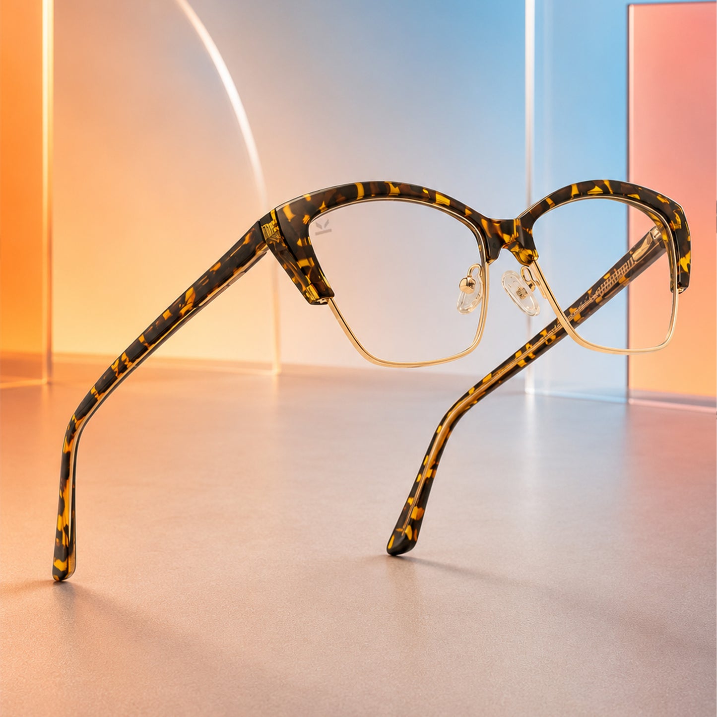 PERKEY Transparent Blue Light Spectacles Frame For Women - OPTL0015-C4