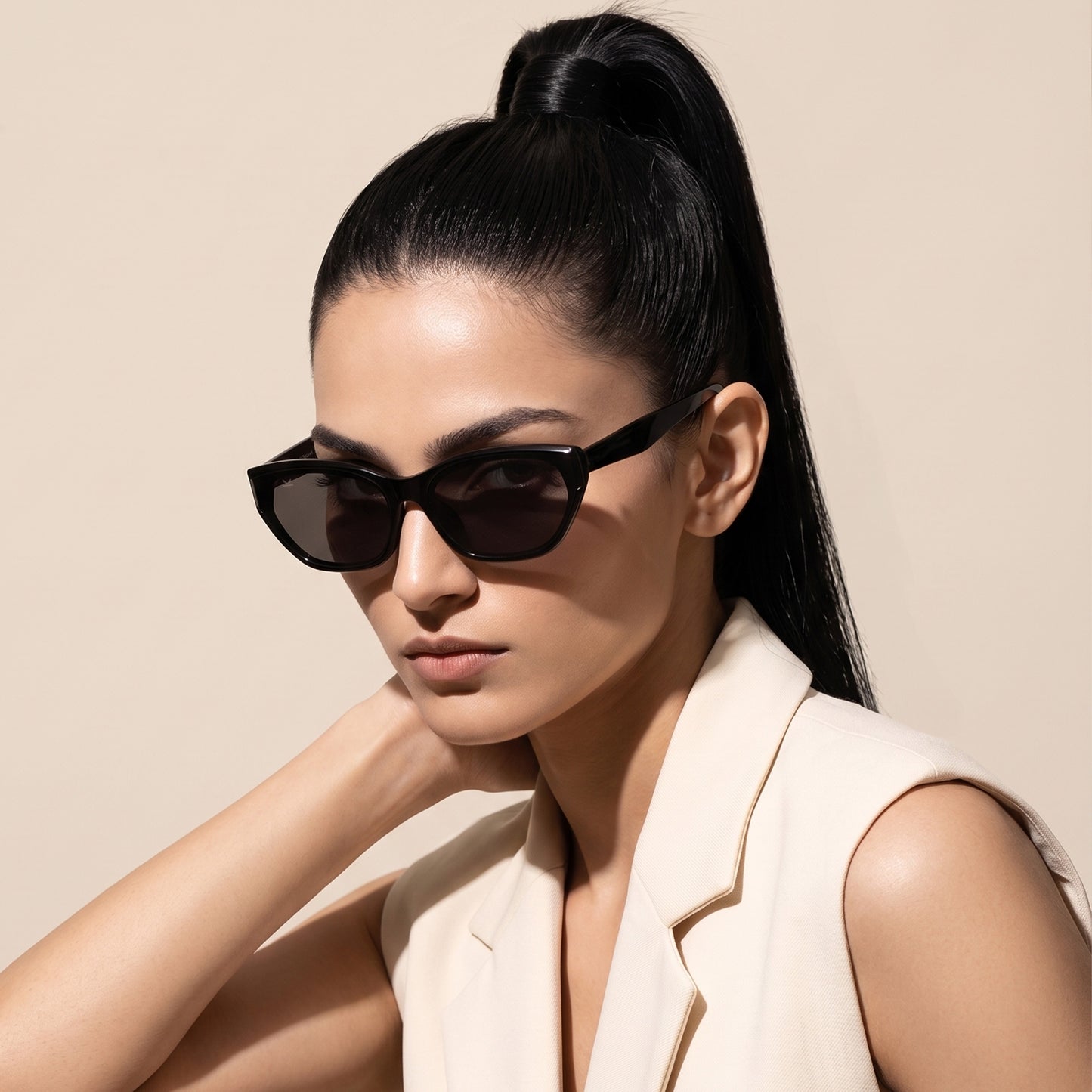 PERKEY 100% UV Protected Stylish Sunglasses For Women - PRKY0018-C1
